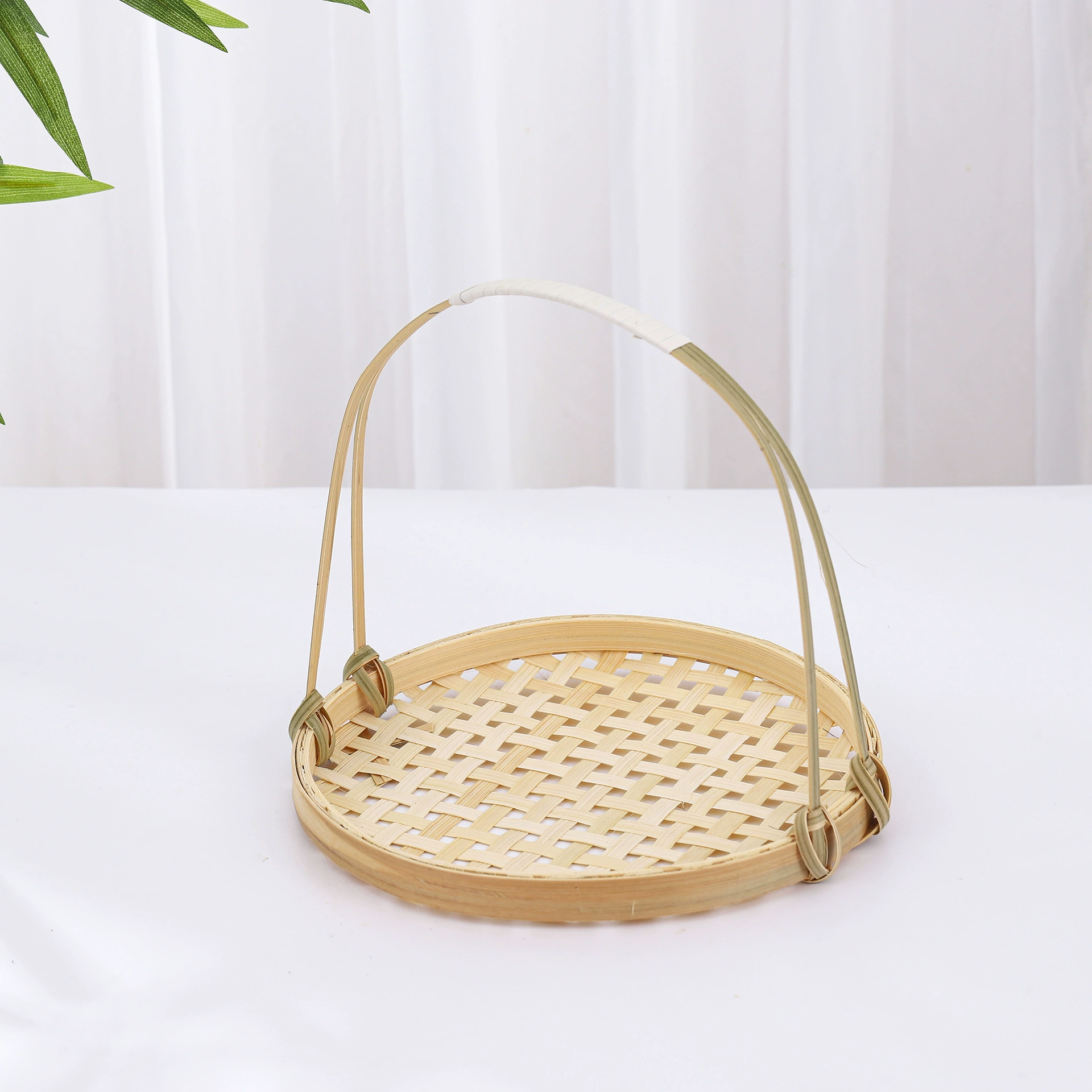 Bamboo handmade bamboo basket handbin handbin hand -looting gift wholesale cake basket small bamboo basket mini bamboo editor basket
