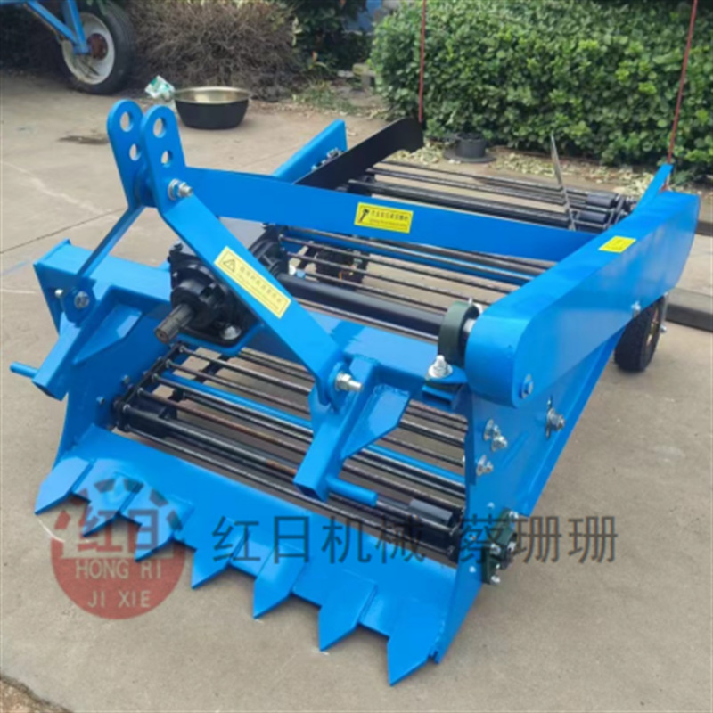 单垄土豆收获机多功能皮带红薯收割机 四轮拖拉机土豆收获机