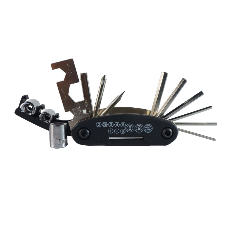 Herramienta de reparación de bicicletas de montaña herramienta de combinación multifuncional herramienta de reparación suministros de ciclismo accesorios de bicicletas