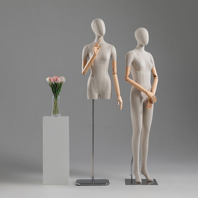 High-End Male and Female Mannequins, Half-Length Mannequins, Window Display Mannequins, Special Mannequins for Clothing Stores, Props for Clothing Stores