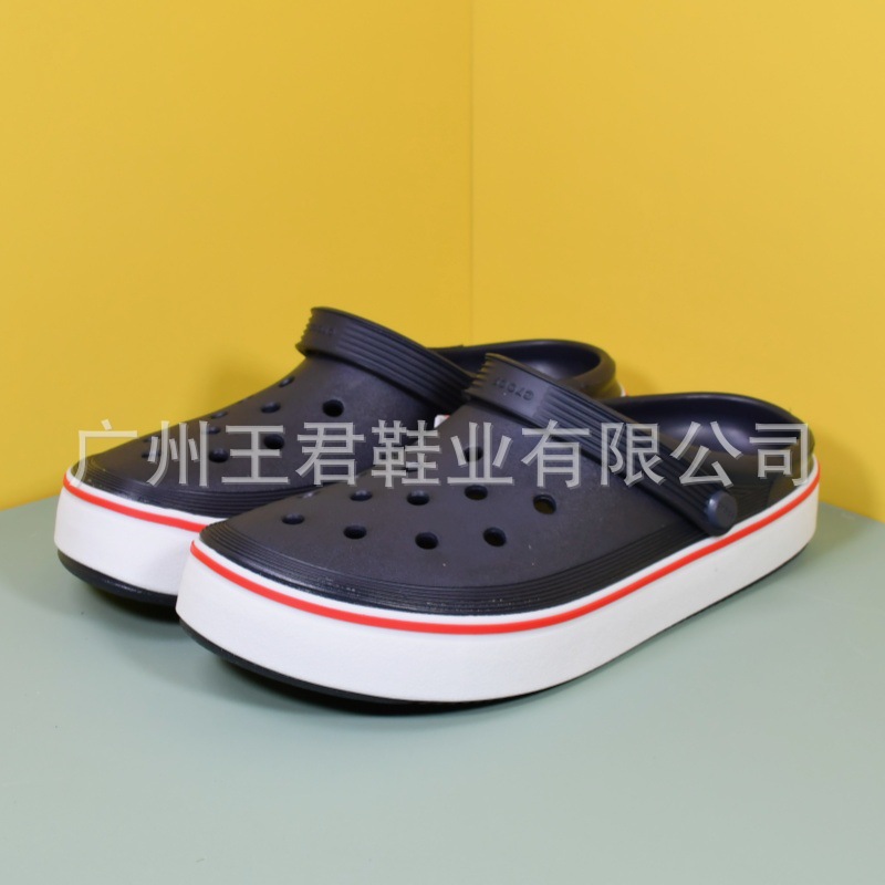 Cross Card Luo Flat Clogs Outdoor Closed-Toe Slippers Men's Casual Flat Shoes Women's Sandals | 208371