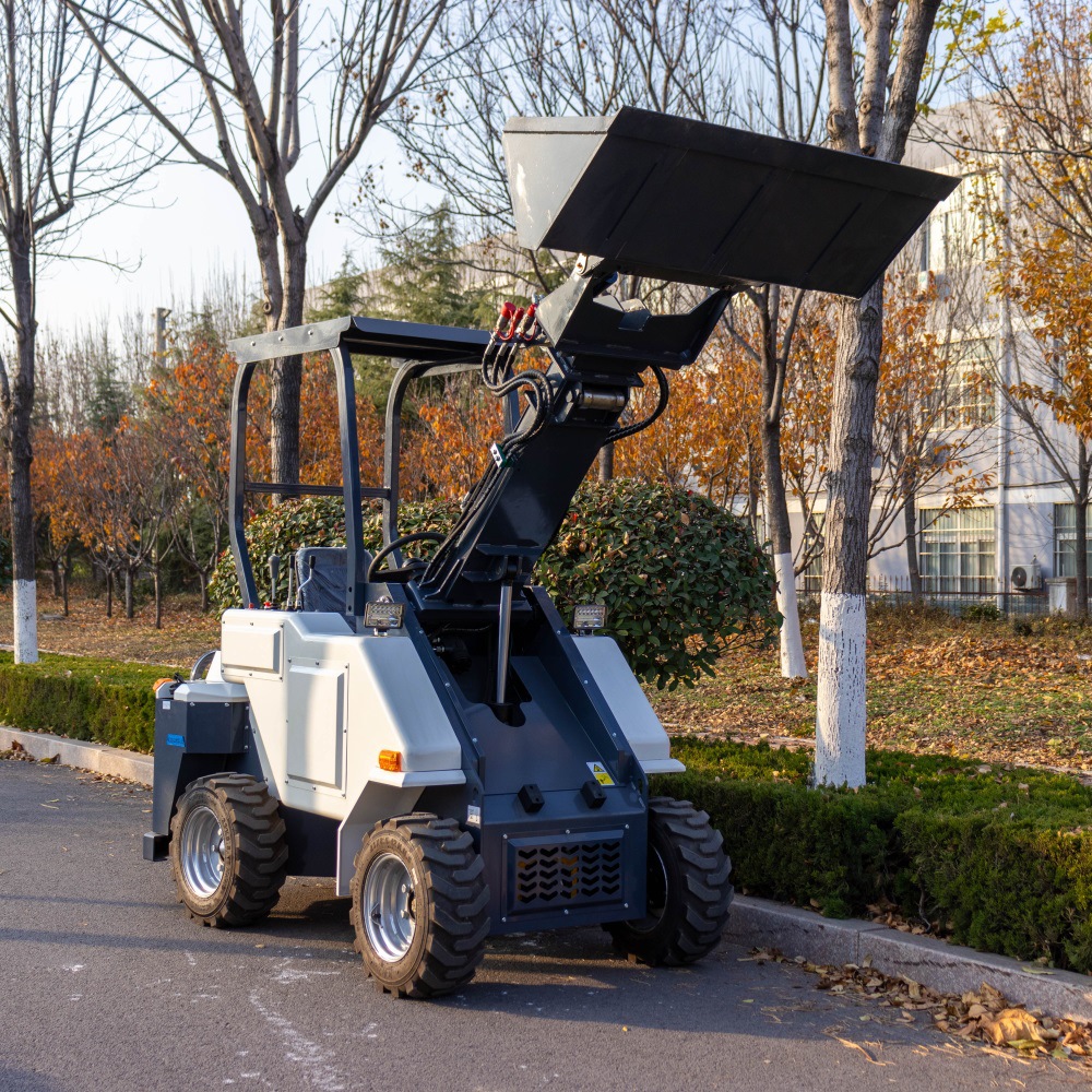 厂家供应出口捷克迷你装载机 前置式装卸砂石铲雪小型座驾装载机