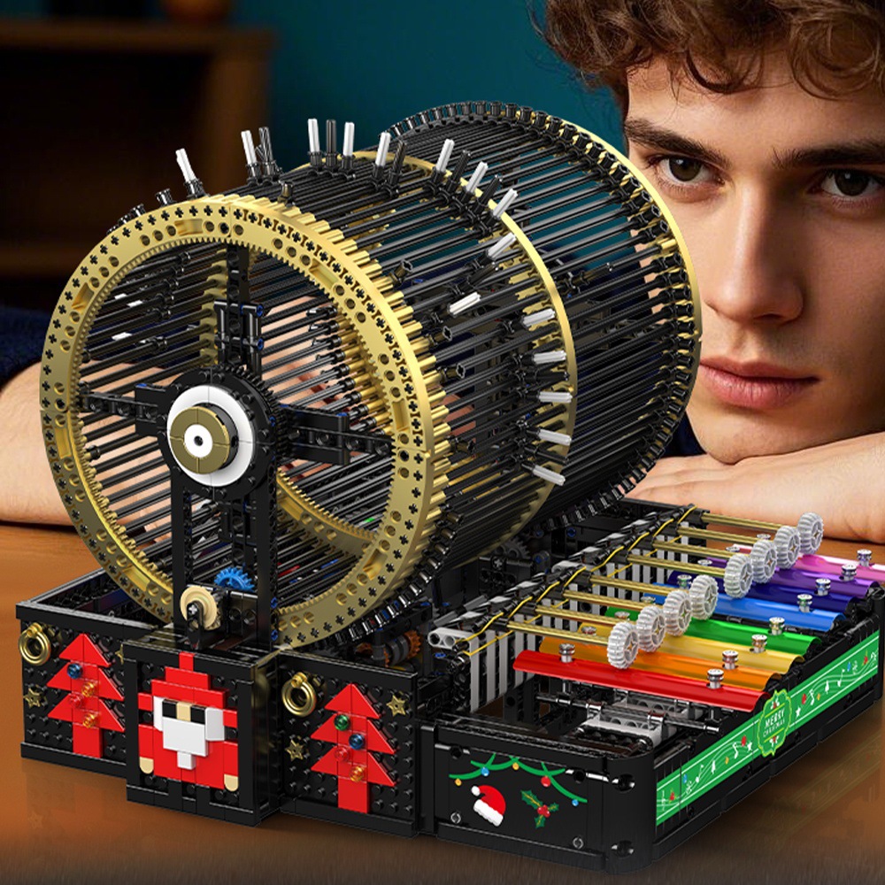 Yuxing Fantasy Paradise nuevo producto 10170 caja de música regalo para niños y niñas bloques de construcción eléctricos juguetes