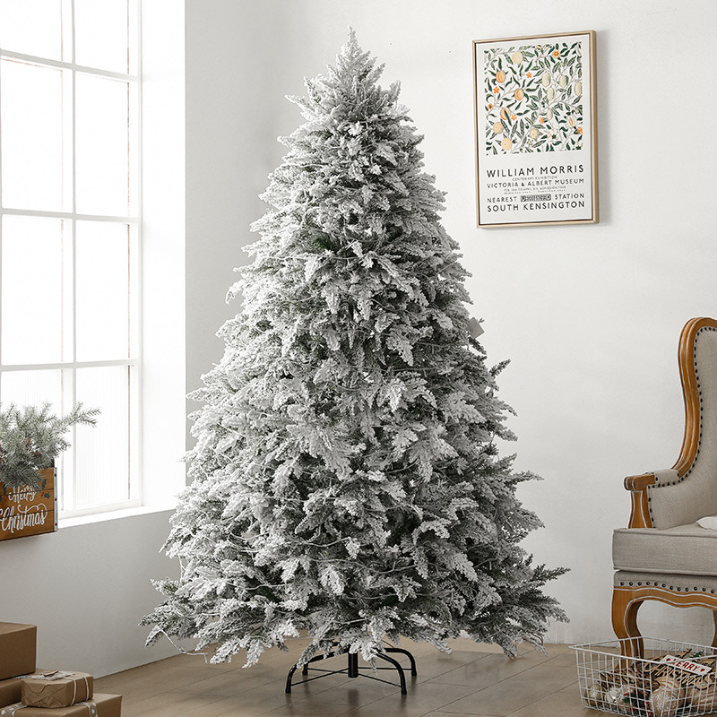 Nuevo árbol de Navidad transfronterizo, decoración de ventana de cedro gigante de lujo, decoración de centro comercial, pino de simulación encriptado, accesorios gratis