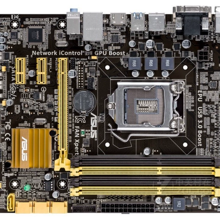 B85M-G Plus E F LGA1150 материнская плата, поддержка 4x DDR3, новая, гарантия 1 год