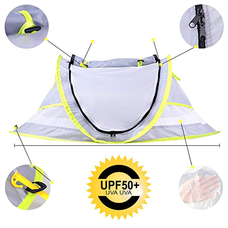 Children's outdoor tent foldable anti-mosquito installation-free picnic camping quick open seaside sun protection sunshade beach tent
