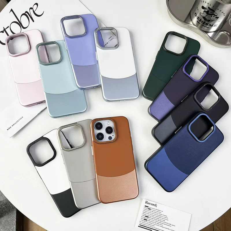 Apple, совместимый чехол для телефона pro, iphone15, металлический объектив, защитный кейс, три в одном
