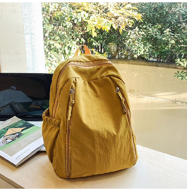 Estudiantes de secundaria retro estadounidenses, bolsos de lona, bolsos de hombro, estilo de alojamiento original, gran capacidad, 100 mochilas escolares, mochilas casuales