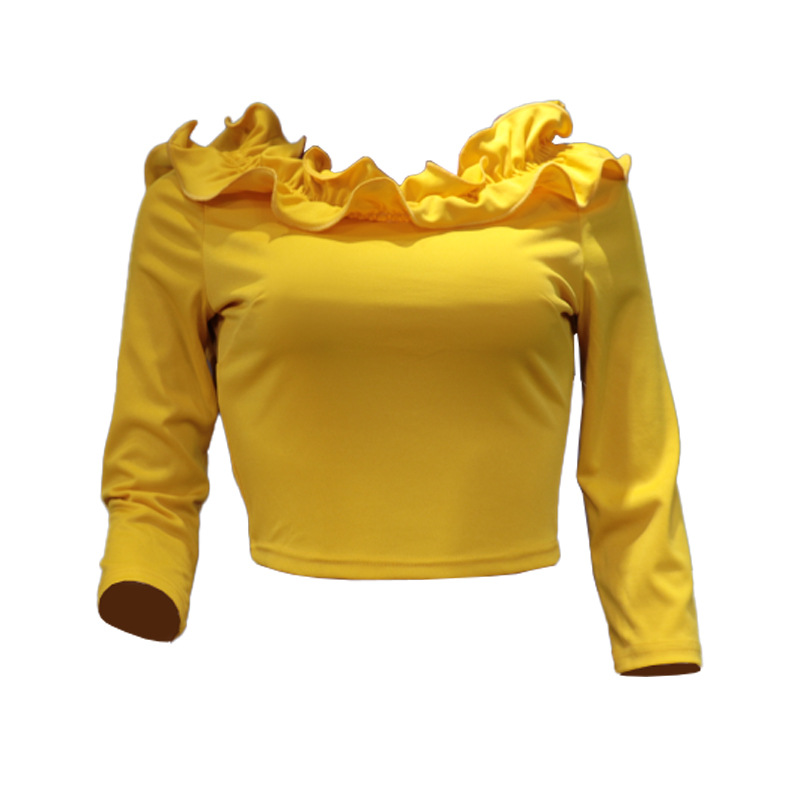 Women's T-shirt Long Sleeve Blouses Backless Elegant Solid Color display picture 2