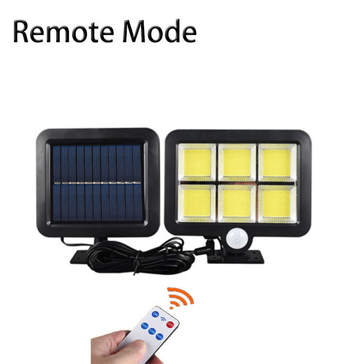 Luz de jardín con energía solar, luz de pared impermeable con sensor de movimiento para exteriores, iluminación para garaje, sensor inteligente, súper brillante.