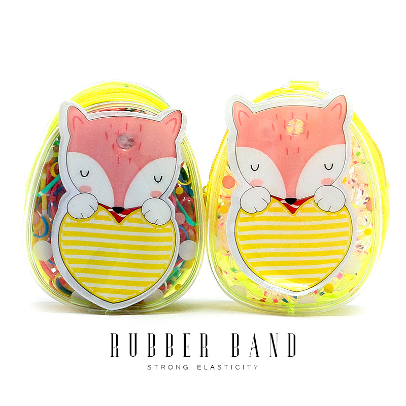Disposable children's hair rope with zipper