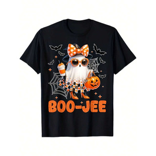 �W�a����Camiseta Con Estampado De "Boo " Para Halloween - Ca