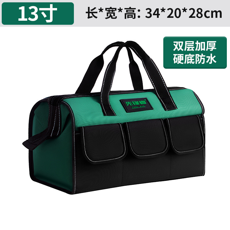 Pioneer Toolbox al por mayor lienzo grueso Oxford bolsa de electricista bolsa de herramientas de carpintería bolsa de almacenamiento de mantenimiento grande