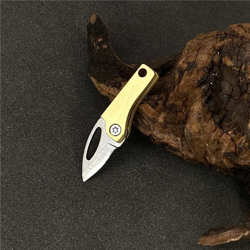 钥匙扣小菜刀迷你小刀礼品刀快递刀随身刀钥匙刀非折叠刀挂件配饰