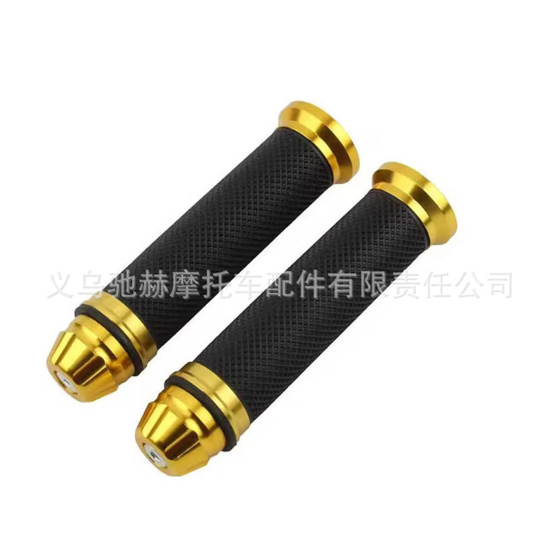 Directly Supplied from the Manufacturer, Motorcycle Handlebar Grips Modified with Cnc Aluminum Rubber Grips, Off-Road Handlebar Rubber Grips