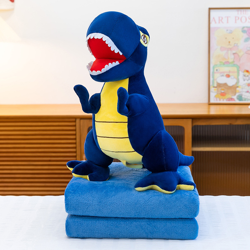 Manta de aire acondicionado de dibujos animados, almohada, edredón, almohada de siesta multifuncional dos en uno, venta directa de fábrica, comercio exterior al por mayor