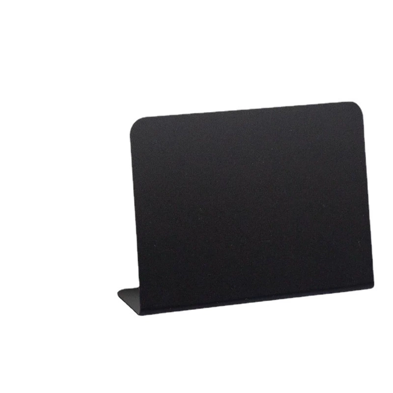 L-shaped desktop sign erasable price tag mini blackboard plastic party desktop display card