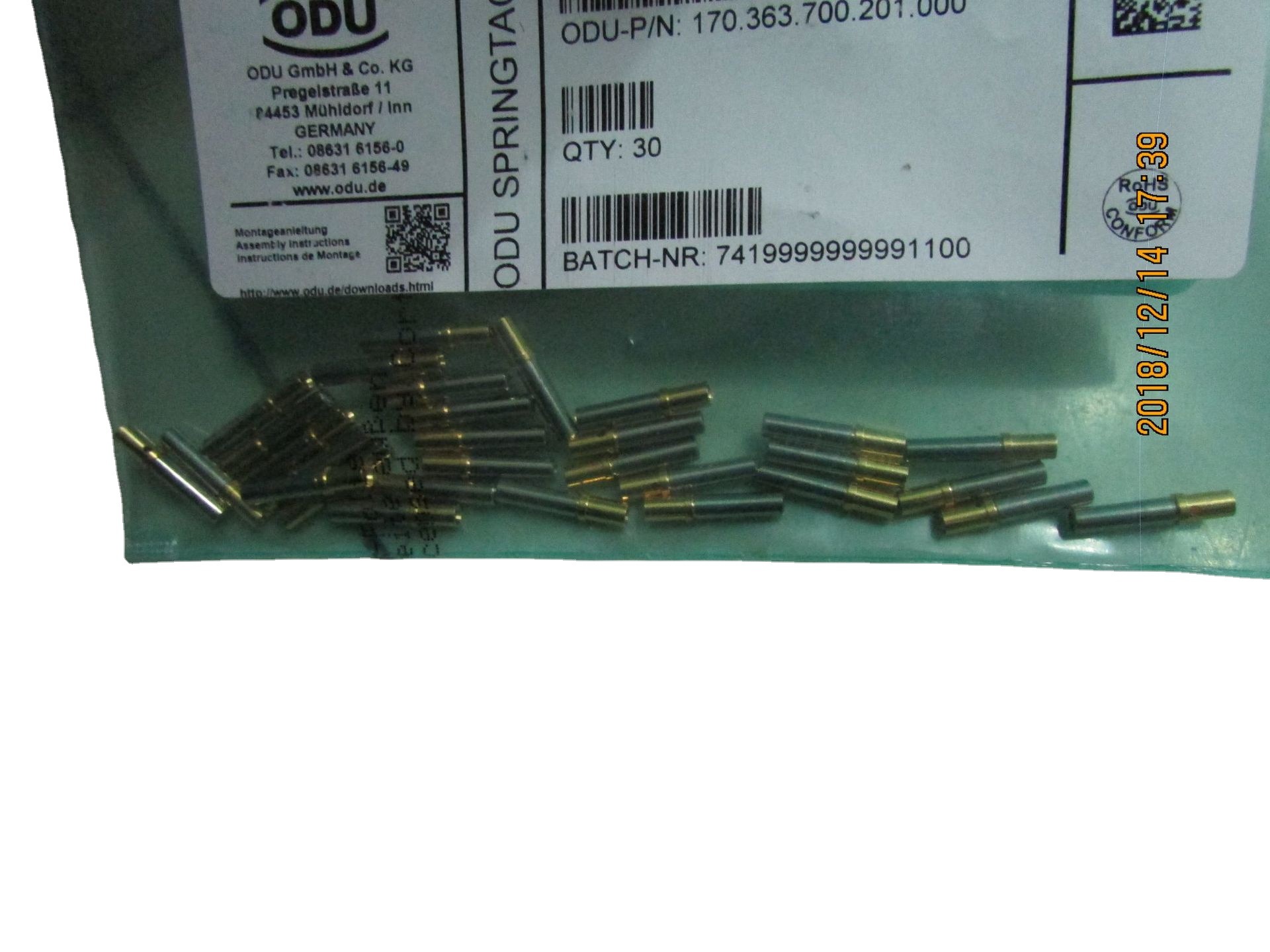 ODU连接器190.234/235.100.201，170.363.700.201，172.366.100