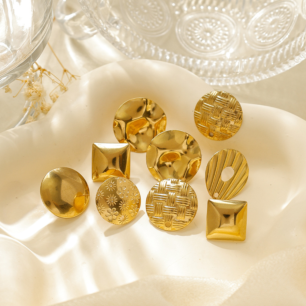 4g Weight Earring Findings Jewelry Making Type Earrings accessories Classification 1 Piece Quantity 304 Stainless Steel Material Geometric, Oval, Heart Shape Pattern All Seasons Season Plating Design Classic Style Style 1 Piece 304 Stainless Steel Geometric Oval Heart Shape Earring Findings Earrings Accessories 11