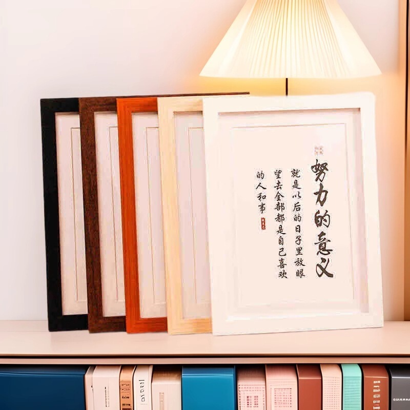 Photo Frame Display Stand with a High-End Feel 6inch Photo Frame, Picture Frame, Calligraphy Display Stand, Large Size Puzzle Frame, A4 Poster Frame