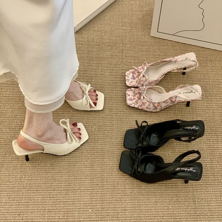 Elegant summer sandals open toe