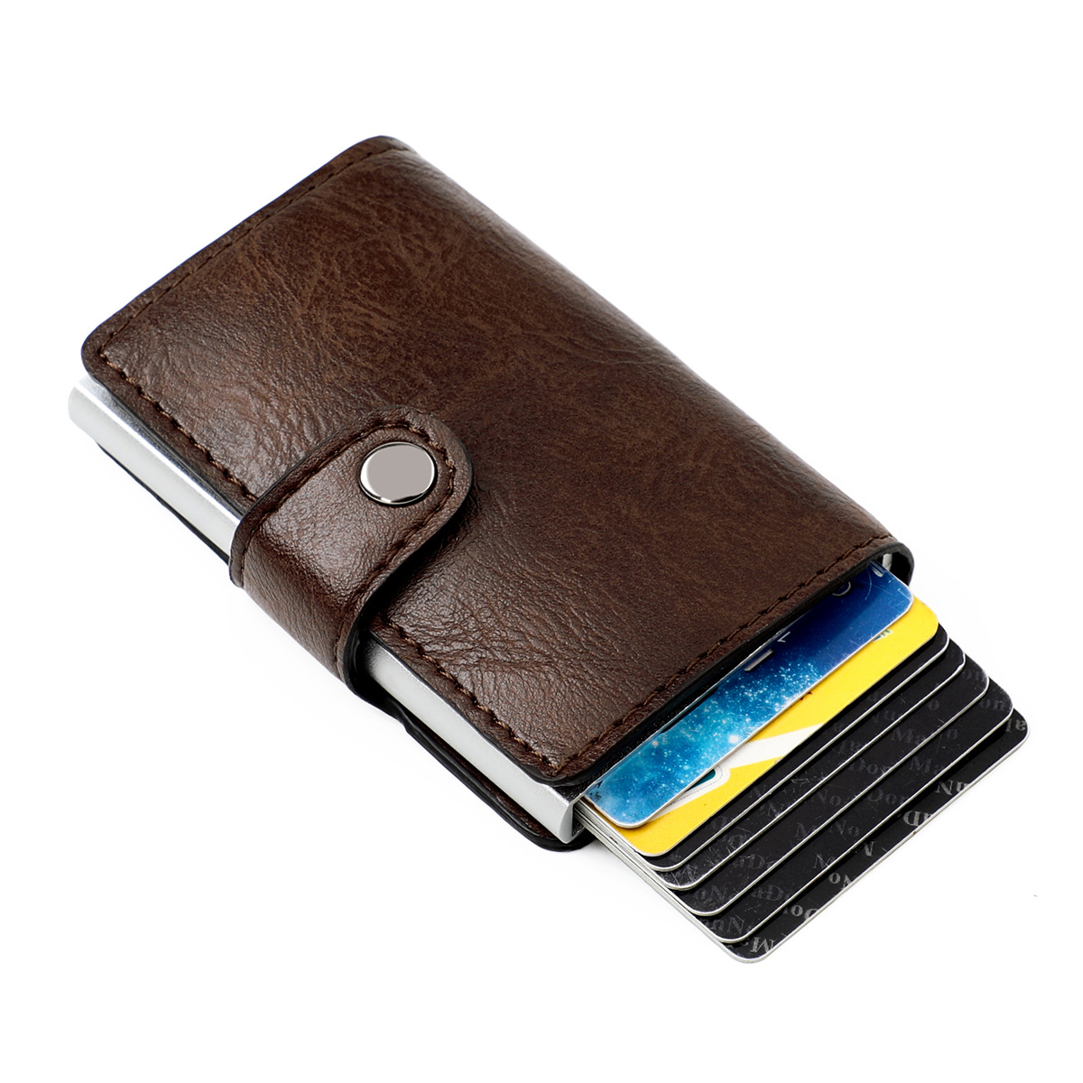 Wholesale Rfid Shielding Anti-theft Brush Ultra-thin Credit Card Aluminum Alloy Card Bag display picture 14