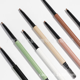 Neutral logo-free source manufacturers wholesale double eyebrow pencil dual-purpose eyebrow pencil Amazon cross-border foreign trade Small Batch