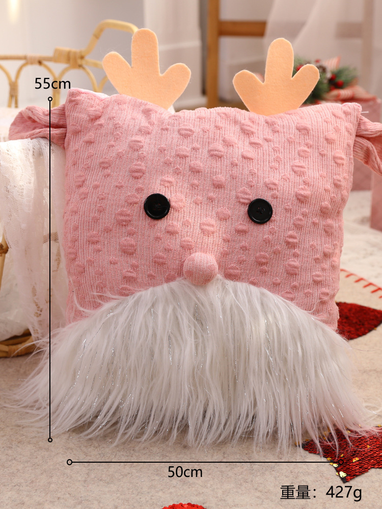 El conjunto de muñecas sin rostro de Navidad transfronteriza decora la Navidad rosa muñeco de nieve enano Papá Noel creativo Adornos navideños