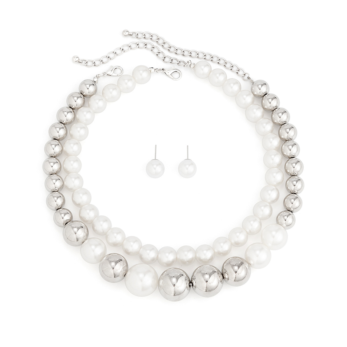 Boho Statement Necklace With Exaggerated Beads For Women_voghion.com