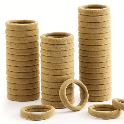 Ring High Elastic Hair Rope – Saç üçün rezinlər - light-brown-100-root-opp-bag