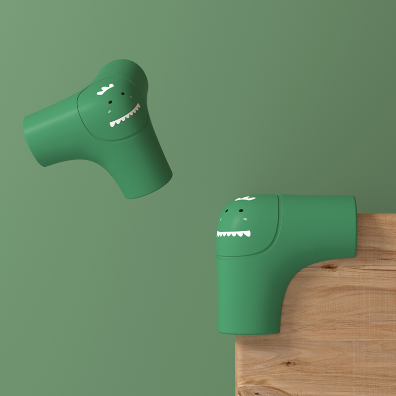 Animales transfronterizos Conejo Silicona Esquina de mesa Esquina de protección Esquina anticolisión Esquina anticolisión para niños Equipo de protección de seguridad para bebés