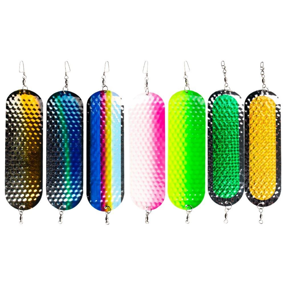 [9in钓鱼闪光器304不锈钢拖钓勺金属饵Lures Metal Fishing Spoons]