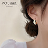 Universal small design earrings, Korean style, trend of season, internet celebrity