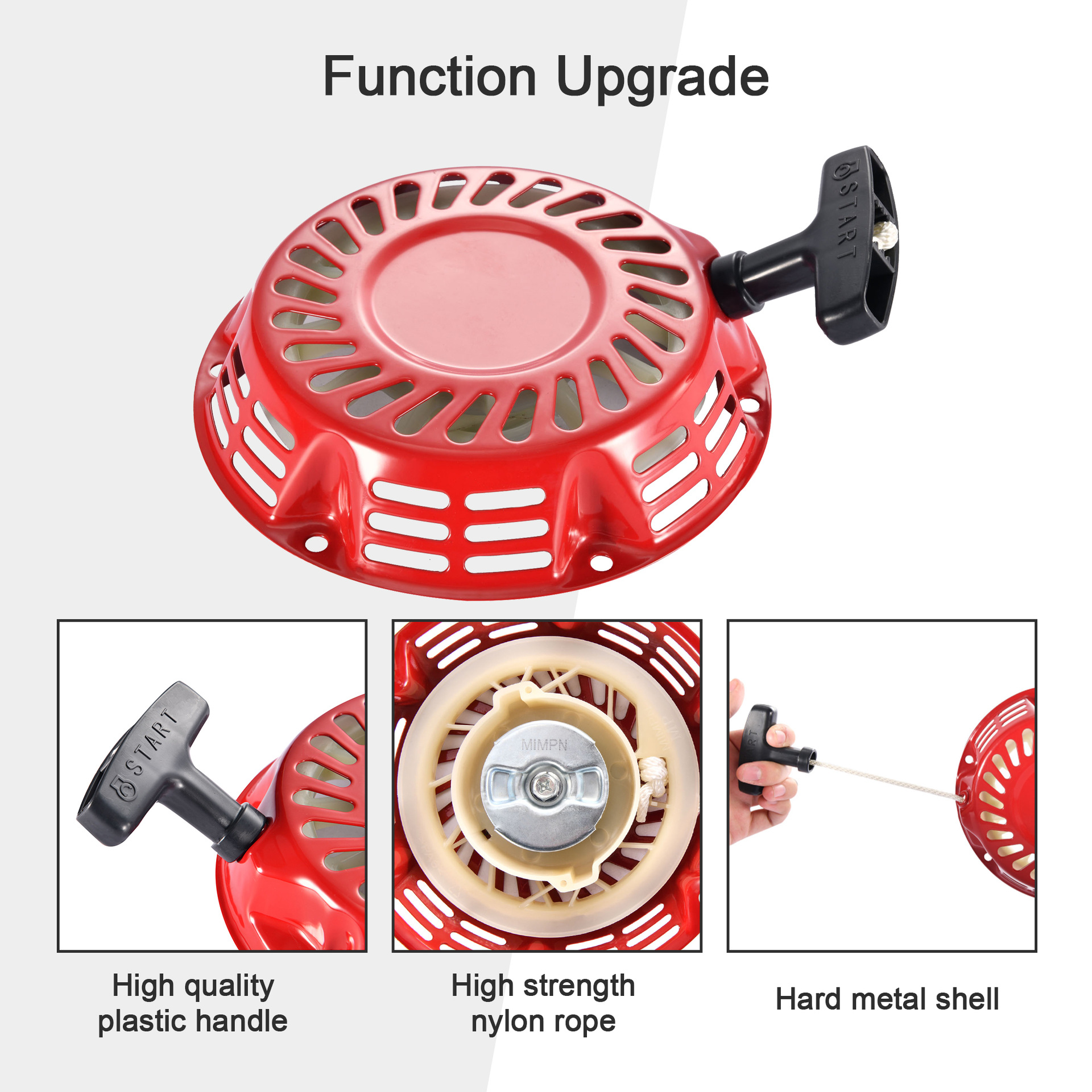Pull-Start Starter Recoil Pulley Replacement for Gx120 Gx160 Engine Generator Parts Caliper