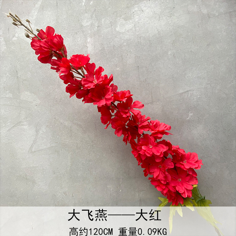 Jacinto Super gran rama mil orquídea salón de bodas arreglo floral decoración alta flor material de Flor Alta rama alta golondrina voladora grande anti-Flor artificial