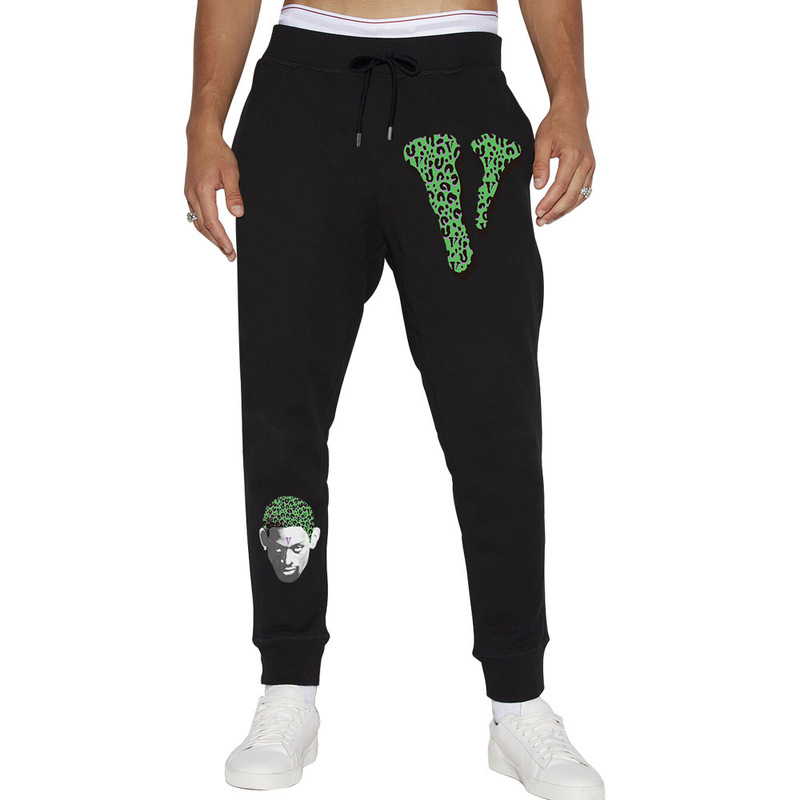 Vl Trendy Brand Casual Pants High Street Style Unisex Printed Sweatpants Looped Cotton Breathable European and American Celebrity Style Vl Trendy Brand Casual Pants High Street Style Unisex Printed Sweatpants Looped Cotton Breathable European and American Celebrity Style