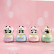 National Tide Panda Crystal Ball Small Ornaments Mini Cute Cartoon Cute Pet Luminous Toy Student Graduate Day Gift