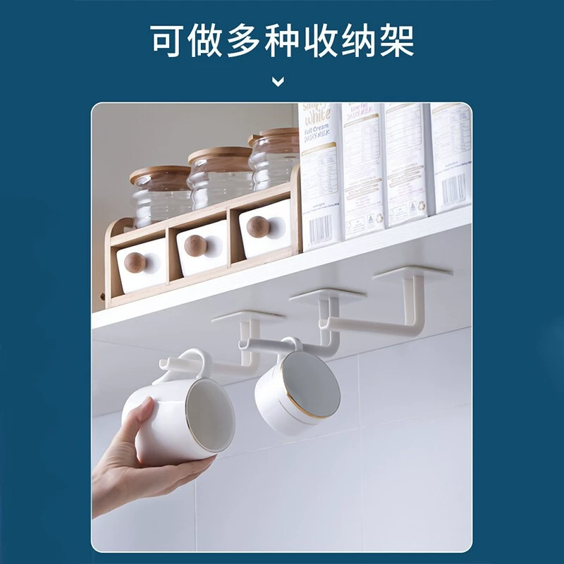 Sticky hook strong load and paste the dormitory women's room wall door behind the wall, small hook without trace hooks, laying artifacts