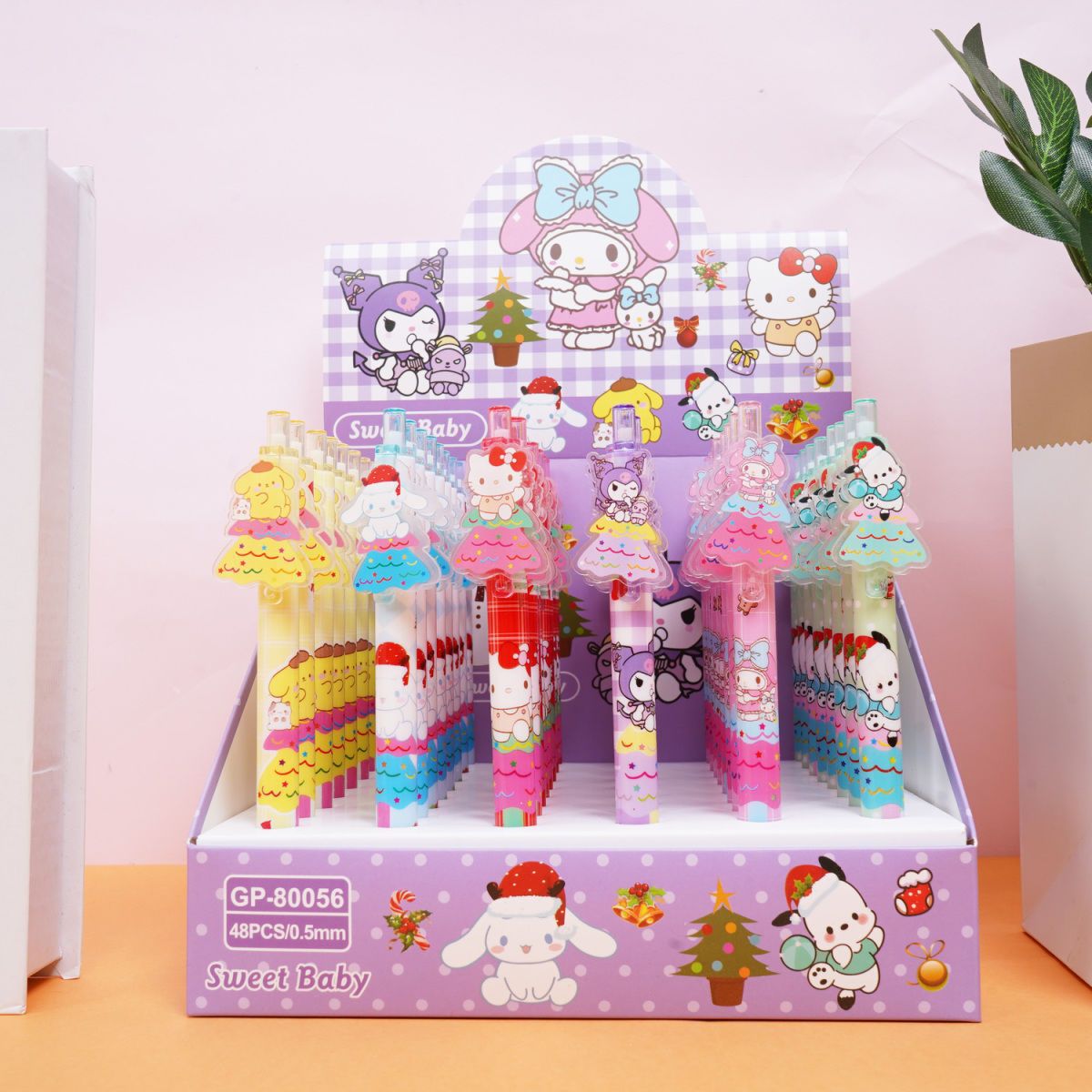 GP - 80008 miel Nieve Ice City parche pulsar lápiz móvil Kapibara Kulomi alto valor de la cara estudiante lápiz neutro 0.5