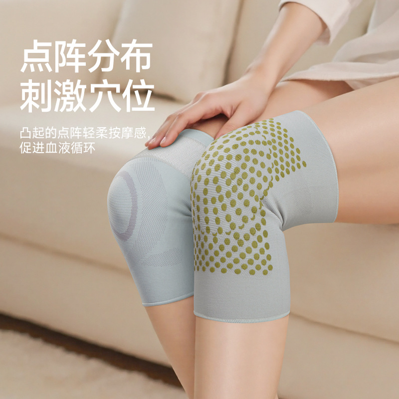 cinturón de rodilla resistente al frío y antideslizante, rodilla de 18 puntos, rodilla, menisco, pierna, pierna fría, calentamiento de piernas