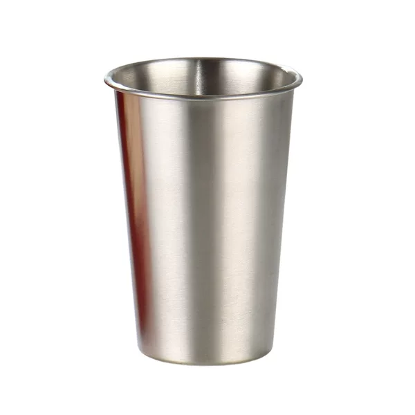 304 Stainless Steel Beer Mug Single-Layer Water Cup Cold Drink Mouthwash Cup Juice Cup Restaurant Tea Cup Engraved Food Grade