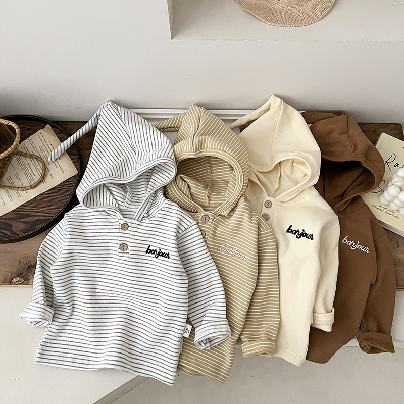 2023 spring new spring sweatshirt spring and autumn baby boy long-sleeved t-shirt tops children's fashionable children's clothing base