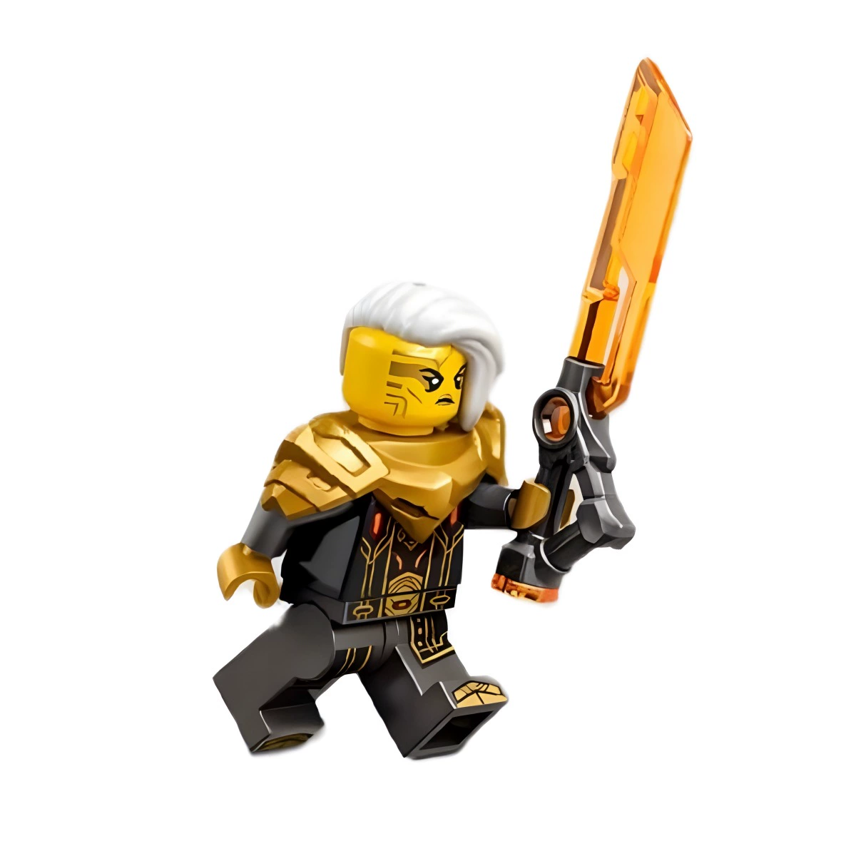 Собранная минифигурка ниндзя, совместимая с Lego, различные оружия, 8×4×3 см