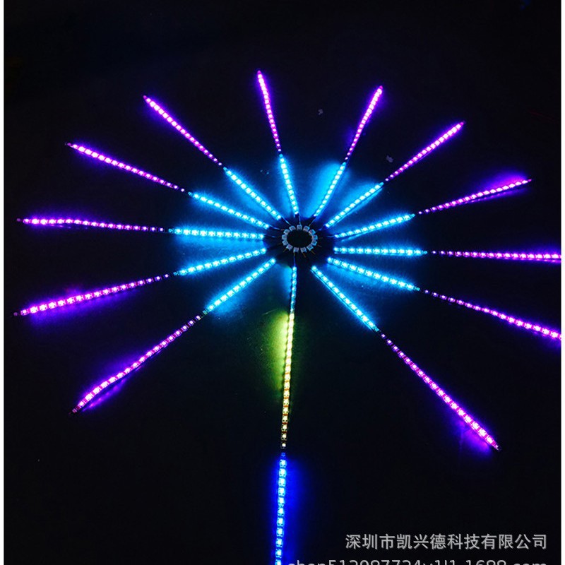 Lámpara de humo de caballos con aplicación Bluetooth luz decorativa a todo color con control de voz LED USB fuegos artificiales efecto Barra de Luz color mágico