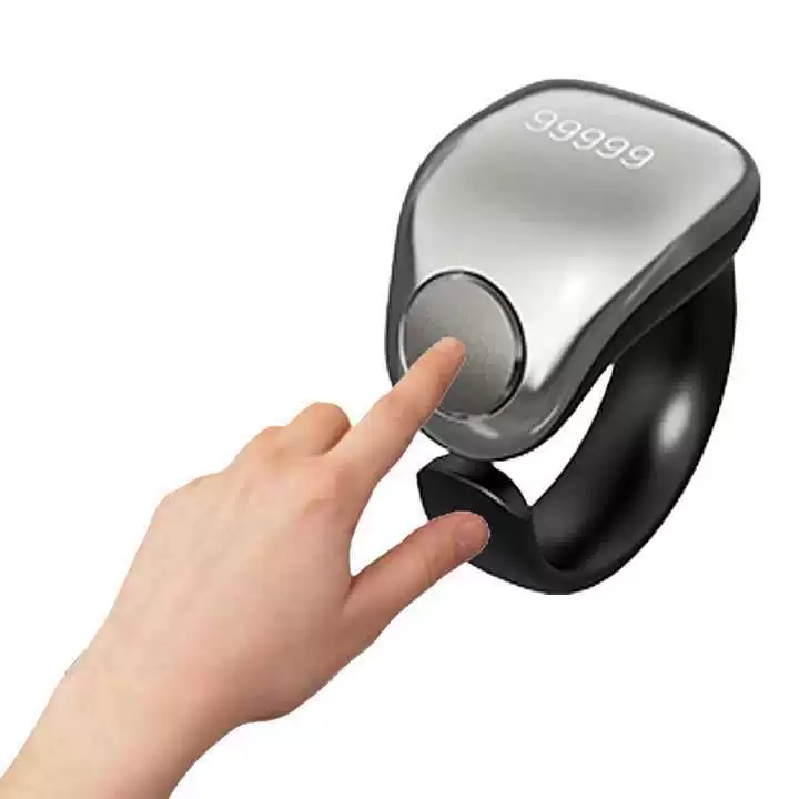 Sanda Electronics Smart Bluetooth Ring OLED-дисплей Подключение мобильного приложения Счетчик напоминаний о будильнике