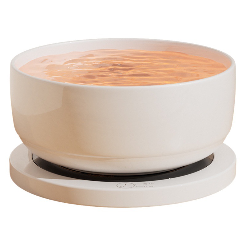 Nuevo tazón de calefacción de cerámica inteligente temperatura constante dispositivo para beber gato mascota tazón de perro tazón anti-seco quema transfronteriza venta al por mayor