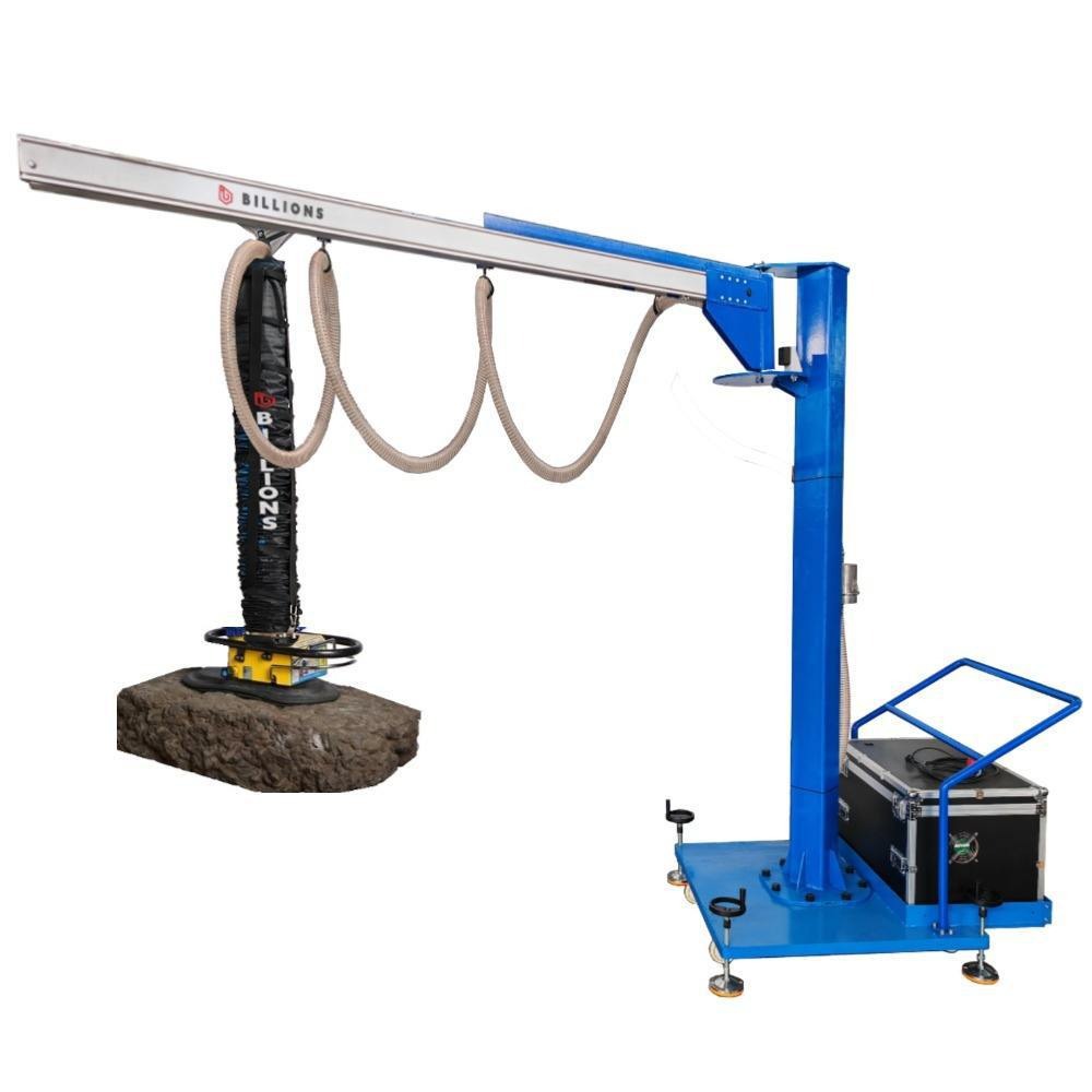 Grúa de succión al vacío placa de acero placa de madera vidrio ventosa al vacío caja de cartón de madera goma tubo de aire grúa de succión