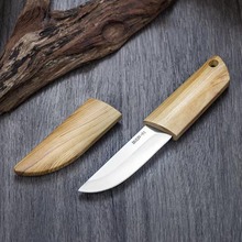 日式小胖刀仿木款水果刀削皮刀户外吃手把肉小刀牛排刀批发小刀