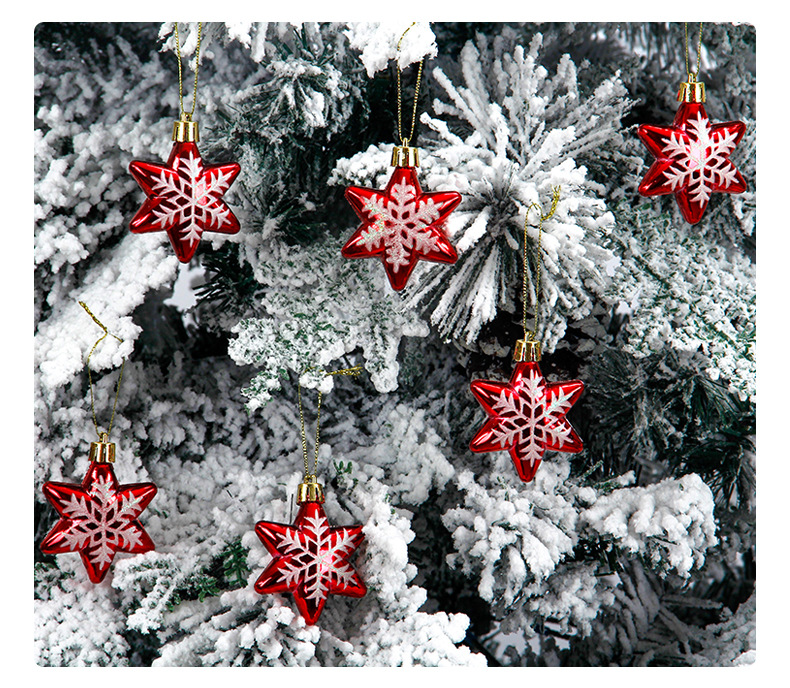 Juletræspynt stjerne ophæng til juletræet_voghion.com