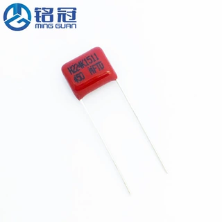 原装HJC/华容 CBB薄膜电容器 MFT 450V224K  0.22UF 脚距P10 MM